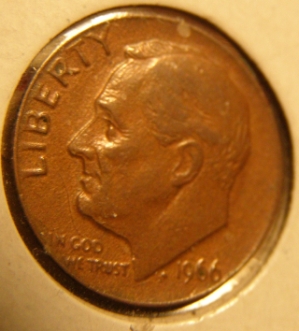 1966-Dime-Core-Only-Missing-Clad-Layer?????